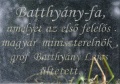 Batthyany-fa emlektabla.JPG