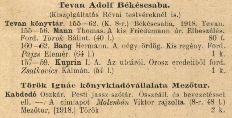 Fájl:Tevan konyvtar Corvina1918.jpg