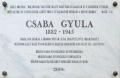 Csaba Gyula emlektabla.jpg