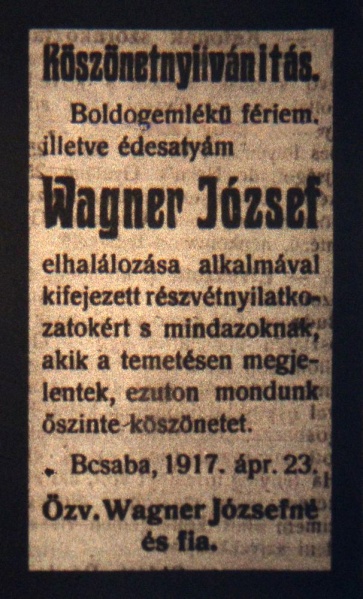 Fájl:Wagner Jozsef koszonetnyilvanitas 1917.jpg