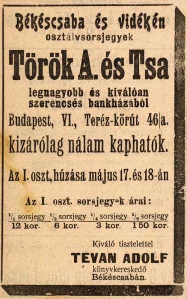 Fájl:Sorsjegyek TevanAdolf 1904.jpg
